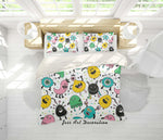 3D Abstract Cartoon Animals Quilt Cover Set Bedding Set Pillowcases 06- Jess Art Decoration