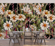 3D Watercolor Plants Floral Leaves Wall Mural Wallpaper GD 317- Jess Art Decoration