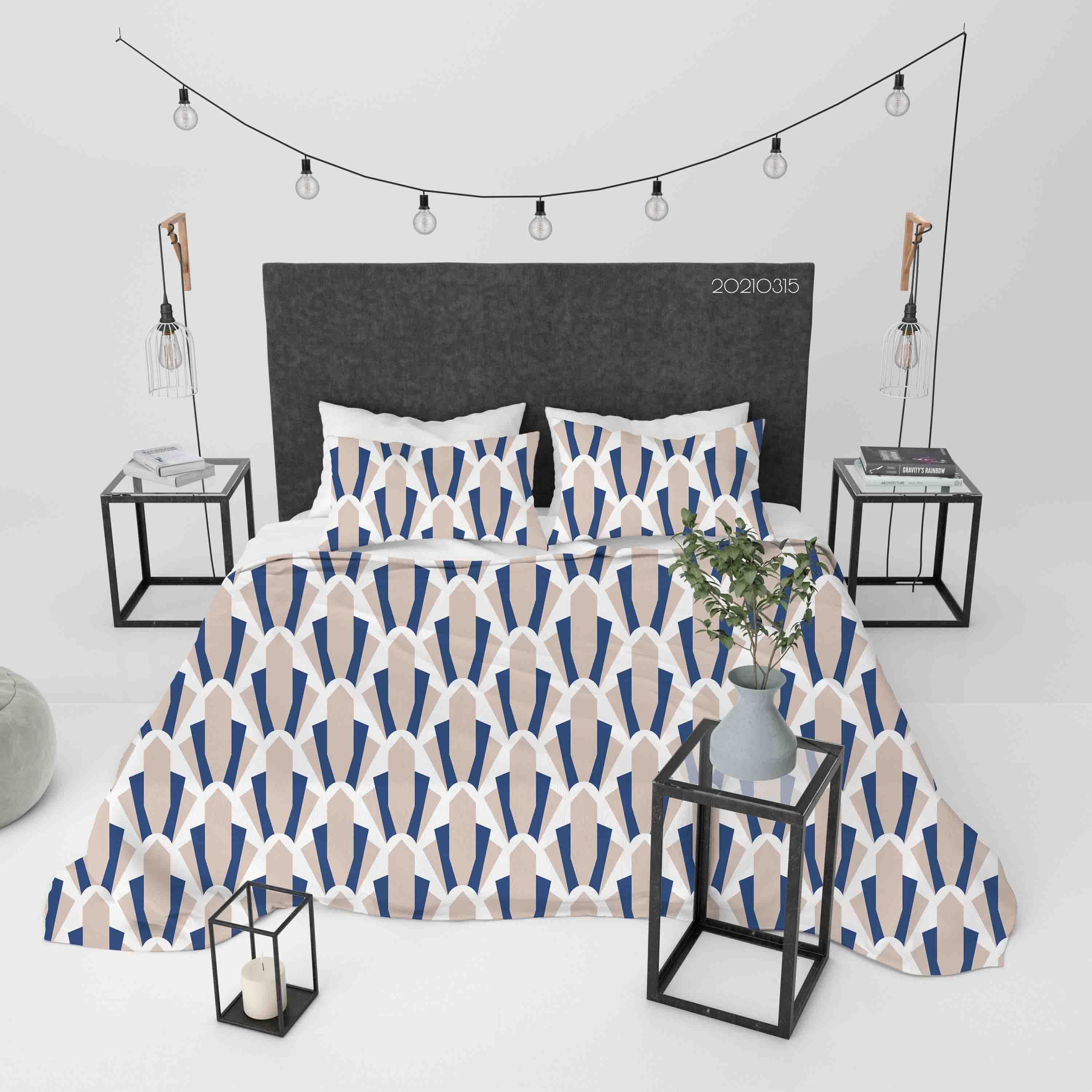 3D Abstract Geometric Art Decoration Quilt Cover Set Bedding Set Duvet Cover Pillowcases 231- Jess Art Decoration