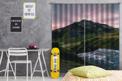 3D Landscape Mountain Green Grass River Curtains and Drapes GD 4197- Jess Art Decoration