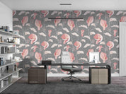 3D Hand Drawn Pink Calla Lily Wall Mural Wallpaper LQH 5- Jess Art Decoration