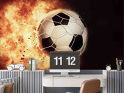 3D Explosion Hot Football Wall Mural Wallpaper GD 2561- Jess Art Decoration