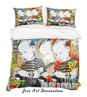 3D Abstract Colorful Figure Child Quilt Cover Set Bedding Set Duvet Cover Pillowcases LXL- Jess Art Decoration