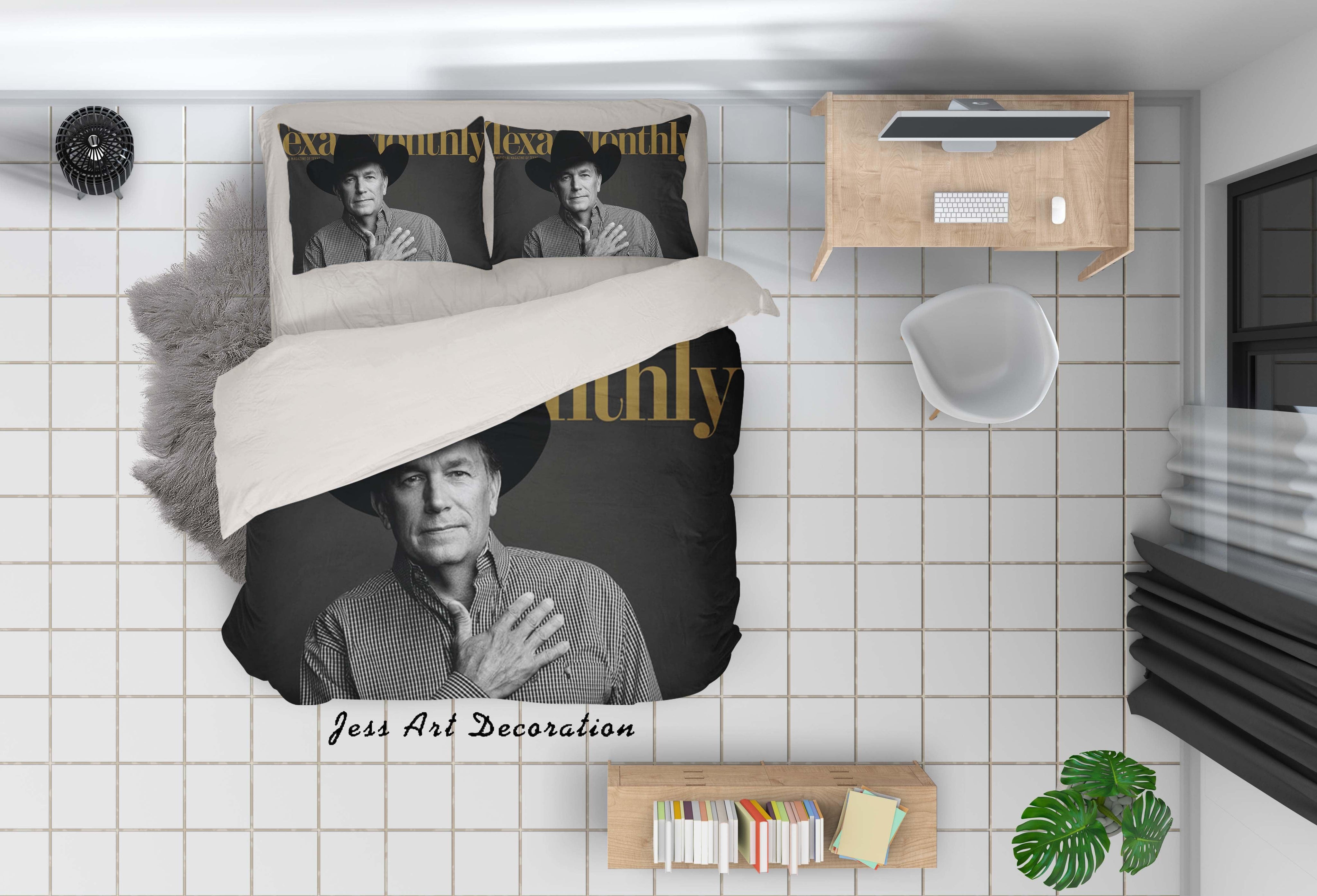 3D Rock Star Quilt Cover Set Bedding Set Pillowcases 118- Jess Art Decoration