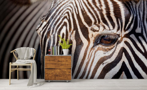 3D Bright Grassland Animals Zebra Stripes Wall Mural Wallpaper ZY D113- Jess Art Decoration
