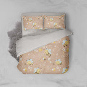 3D Cartoon Bumble Bee Quilt Cover Set Bedding Set Duvet Cover Pillowcases LXL- Jess Art Decoration