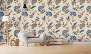 3D Retro Pink Floral Design Wall Mural Wallpaper A329 LQH- Jess Art Decoration