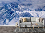 3D Mountain Peak Snow Landscape Wall Mural Wallpaper GD 3117- Jess Art Decoration