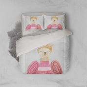 3D White Red Alpaca Quilt Cover Set Bedding Set Pillowcases 45- Jess Art Decoration