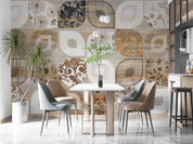 3D Wooden Floral Texture Wall Mural Wallpaper sww 33- Jess Art Decoration