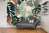 3D Tropical Green Leaves Wall Mural Wallpaper 38- Jess Art Decoration