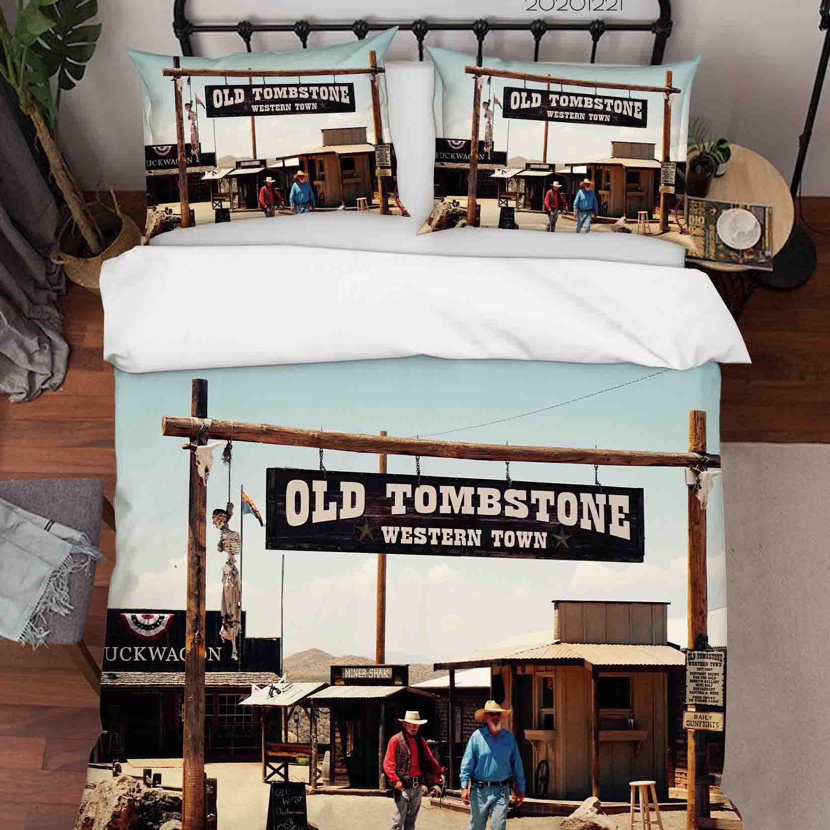 3D Western Cowboy Quilt Cover Set Bedding Set Duvet Cover Pillowcases 257 LQH- Jess Art Decoration