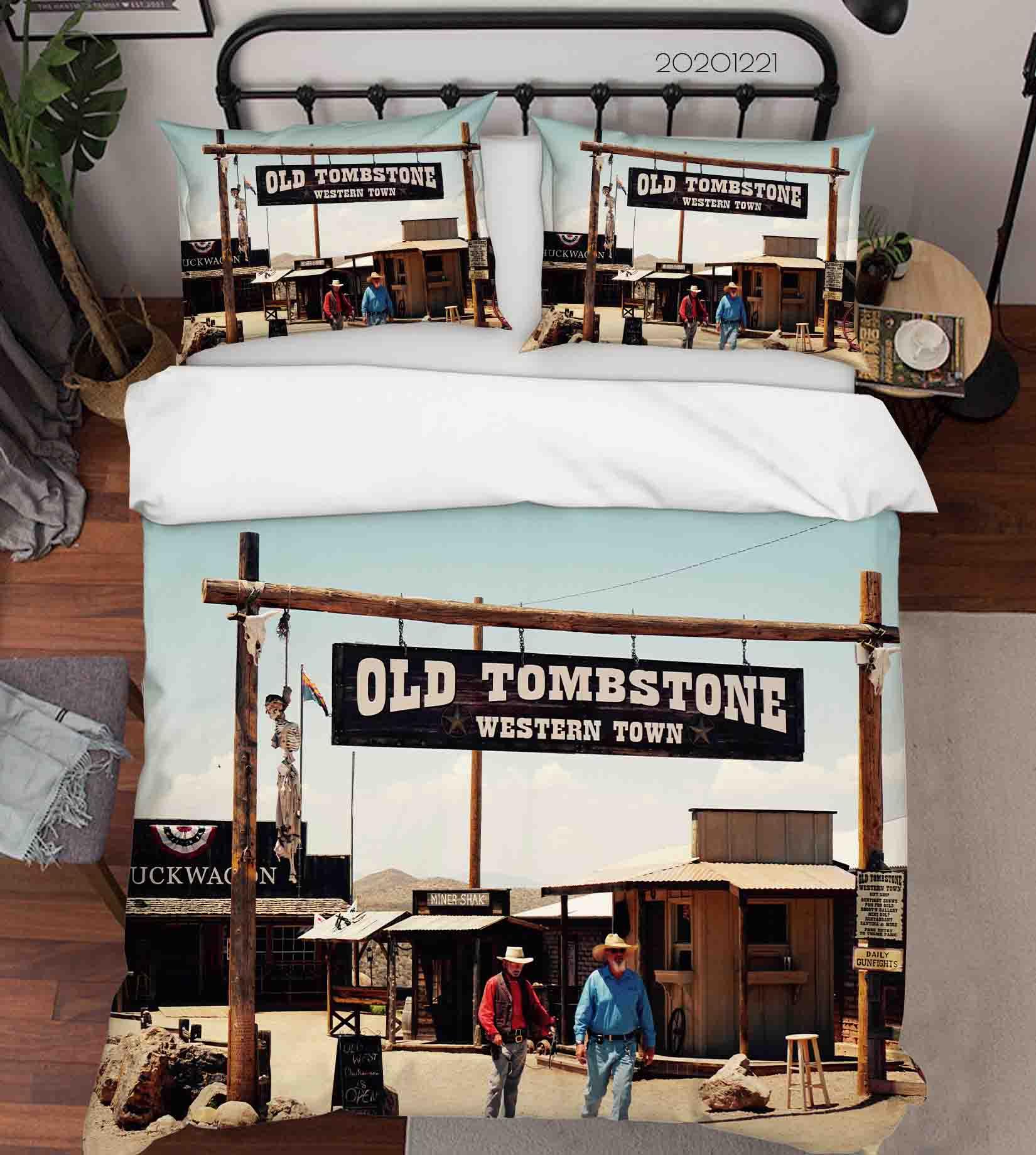 3D Western Cowboy Quilt Cover Set Bedding Set Duvet Cover Pillowcases 257 LQH- Jess Art Decoration