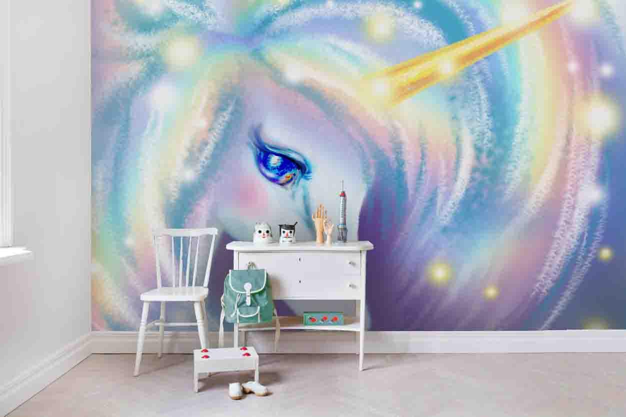 3D Unicorn Wall Mural Wallpaper 92- Jess Art Decoration