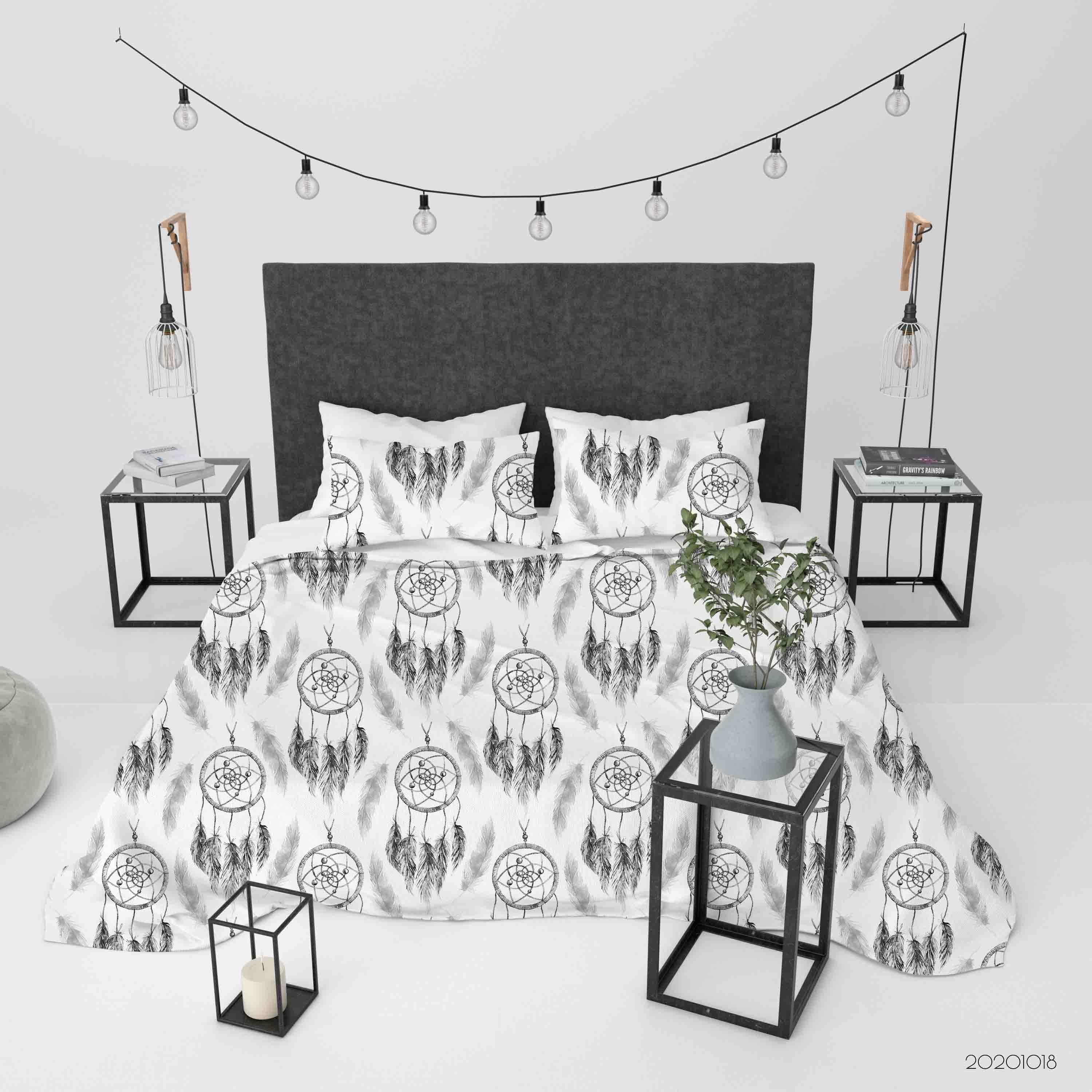 3D Dream Catcher Pattern Quilt Cover Set Bedding Set Duvet Cover Pillowcases WJ 9728- Jess Art Decoration