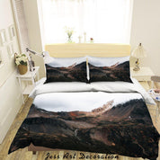 3D Sky Mountain Landscape Quilt Cover Set Bedding Set Duvet Cover Pillowcases 556- Jess Art Decoration