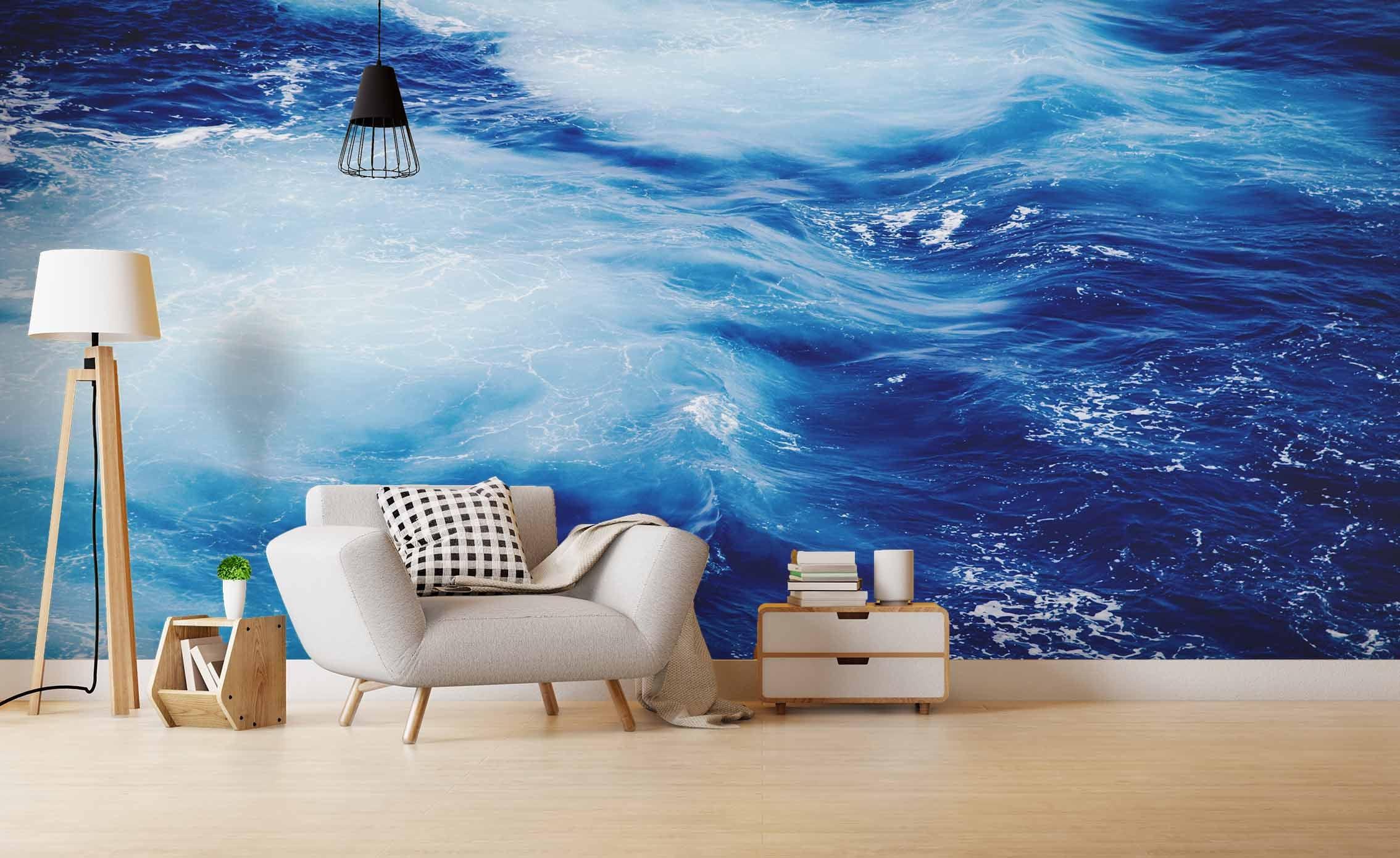 3D Blue Sea Wall Mural Wallpa 236- Jess Art Decoration