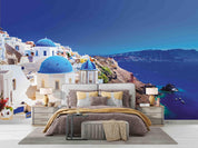 3D Scene Of Aegean Sea Wall Mural Wallpaper WJ 1318- Jess Art Decoration