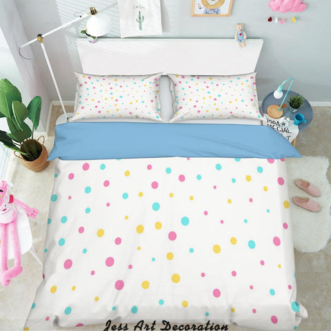 3D Color Speckle Pattern Quilt Cover Set Bedding Set Pillowcases 13- Jess Art Decoration