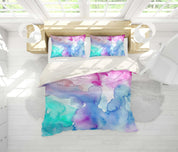 3D Colorful Dye Quilt Cover Set Bedding Set Pillowcases 84- Jess Art Decoration