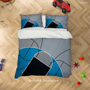3D Basketball Land Quilt Cover Set Bedding Set Duvet Cover Pillowcases LXL 260- Jess Art Decoration