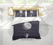 3D Planet Astronaut Spaceship Quilt Cover Set Bedding Set Duvet Cover Pillowcases WJ 9246- Jess Art Decoration
