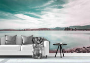 3D blue sky reflected sea wall mural wallpaper 16- Jess Art Decoration