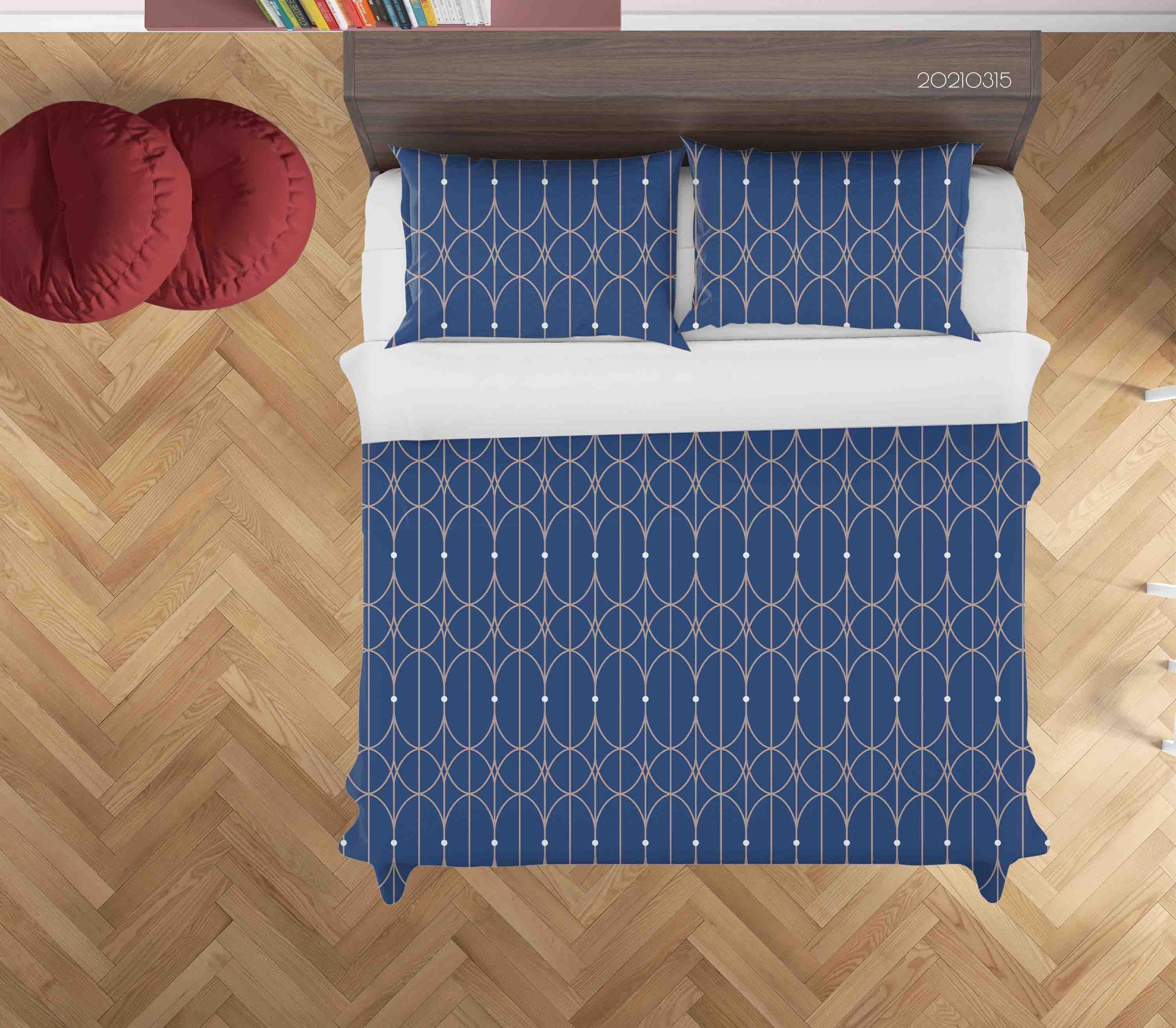 3D Abstract Geometric Art Decoration Quilt Cover Set Bedding Set Duvet Cover Pillowcases 220- Jess Art Decoration