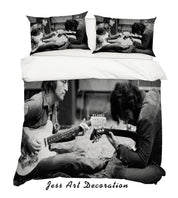 3D Rock Star Band Quilt Cover Set Bedding Set Pillowcases 10- Jess Art Decoration