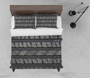 3D Grey Tyre Mark Quilt Cover Set Bedding Set Pillowcases LQH A013- Jess Art Decoration