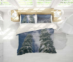 3D Snow Pine Forest Quilt Cover Set Bedding Set Pillowcases 91- Jess Art Decoration