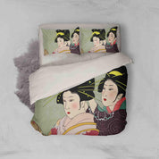 3D Abstract Kimono Woman Quilt Cover Set Bedding Set Pillowcases 73- Jess Art Decoration