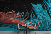 3D Colorful Liquid Texture Wall Mural Wallpaper SWW4205- Jess Art Decoration