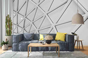 3D Abstract Sphere Triangle Relief Gypsum Wall Mural Wallpaper SWW925- Jess Art Decoration