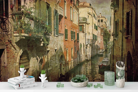3D Venice Water City Wall Mural Wallpaper 252- Jess Art Decoration