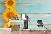 3D sunflower board wall mural wallpaper 81- Jess Art Decoration