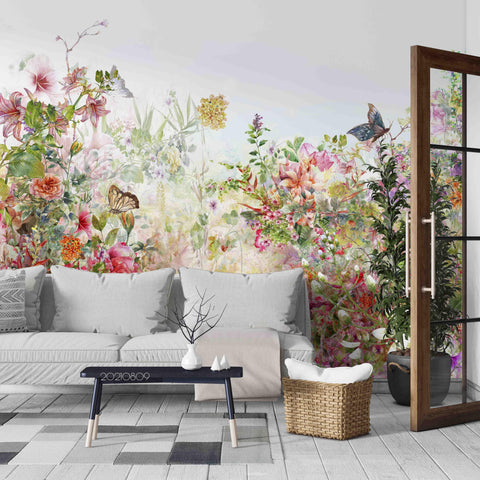 3D Hand-painted Plant Floral Wall Mural Wallpaper SWW4970- Jess Art Decoration