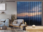 3D Woods Mountain Sky Dark Cloud Curtains and Drapes GD 2007- Jess Art Decoration