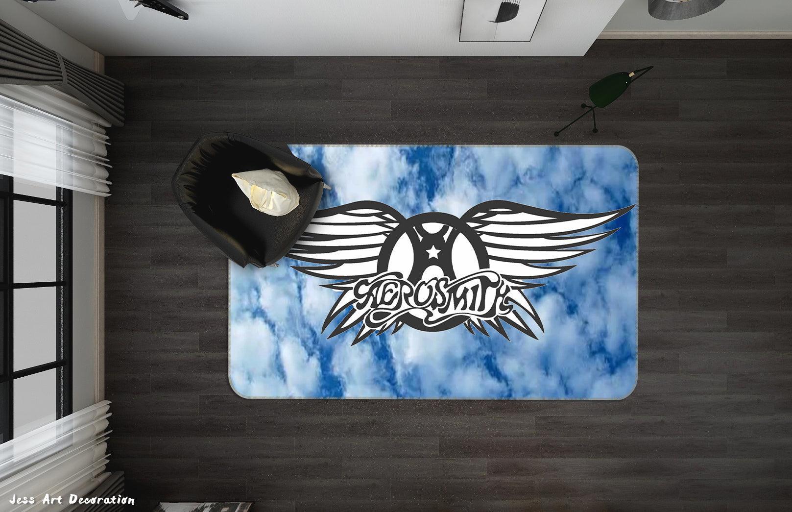 3D Aerosmith Rock Band Non-Slip Rug Mat 246- Jess Art Decoration