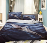 3D Marine Life Whale Wave Quilt Cover Set Bedding Set Duvet Cover Pillowcases WJ 6328- Jess Art Decoration