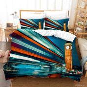 3D Abstract City Architecture Quilt Cover Set Bedding Set Duvet Cover Pillowcases 12 LQH- Jess Art Decoration