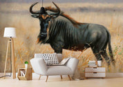 3D African Steppe Buffalo Wall Mural Wallpaper 36- Jess Art Decoration