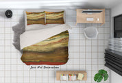 3D Abstract Beach Wave Oil Painting Quilt Cover Set Bedding Set Pillowcasesn 60- Jess Art Decoration