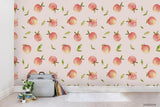 3D Watercolor Peach Pattern Mural Wallpaper WJ 9494- Jess Art Decoration