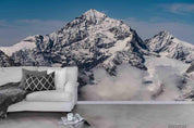 3D Blue Sky Snow Mountain Nature Landscape Wall Mural Wallpaper LQH 641- Jess Art Decoration