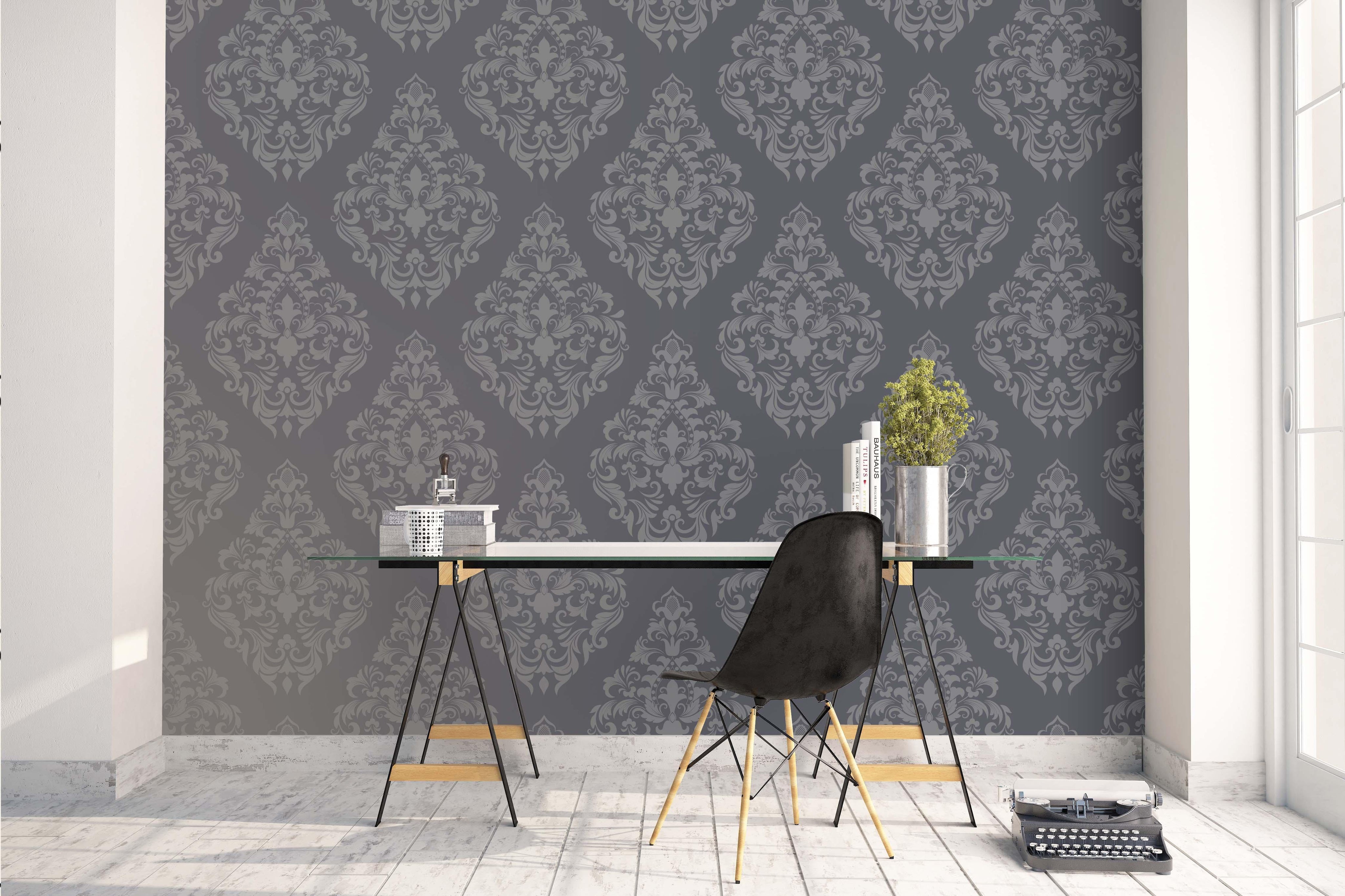 3D Gray Pattern Wall Mural Wallpaper 129- Jess Art Decoration
