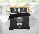 3D Hand Drawn Animal Black Dog Quilt Cover Set Bedding Set Duvet Cover Pillowcases 127 LQH- Jess Art Decoration