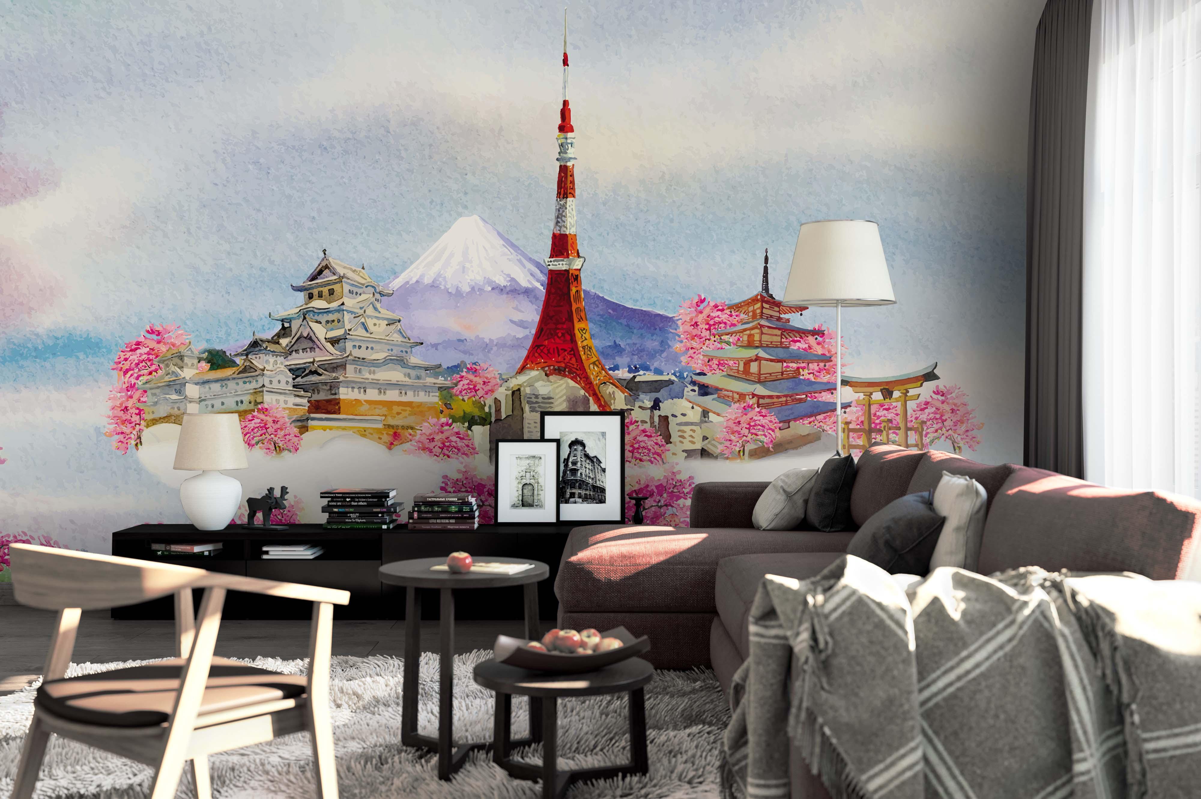 3D Snow Mountain Lighthouse Wall Mural Wallpaper 81- Jess Art Decoration