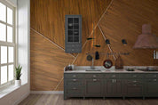 3D Wood Panel Stitching Wall Mural Wallpaper LQH 326- Jess Art Decoration