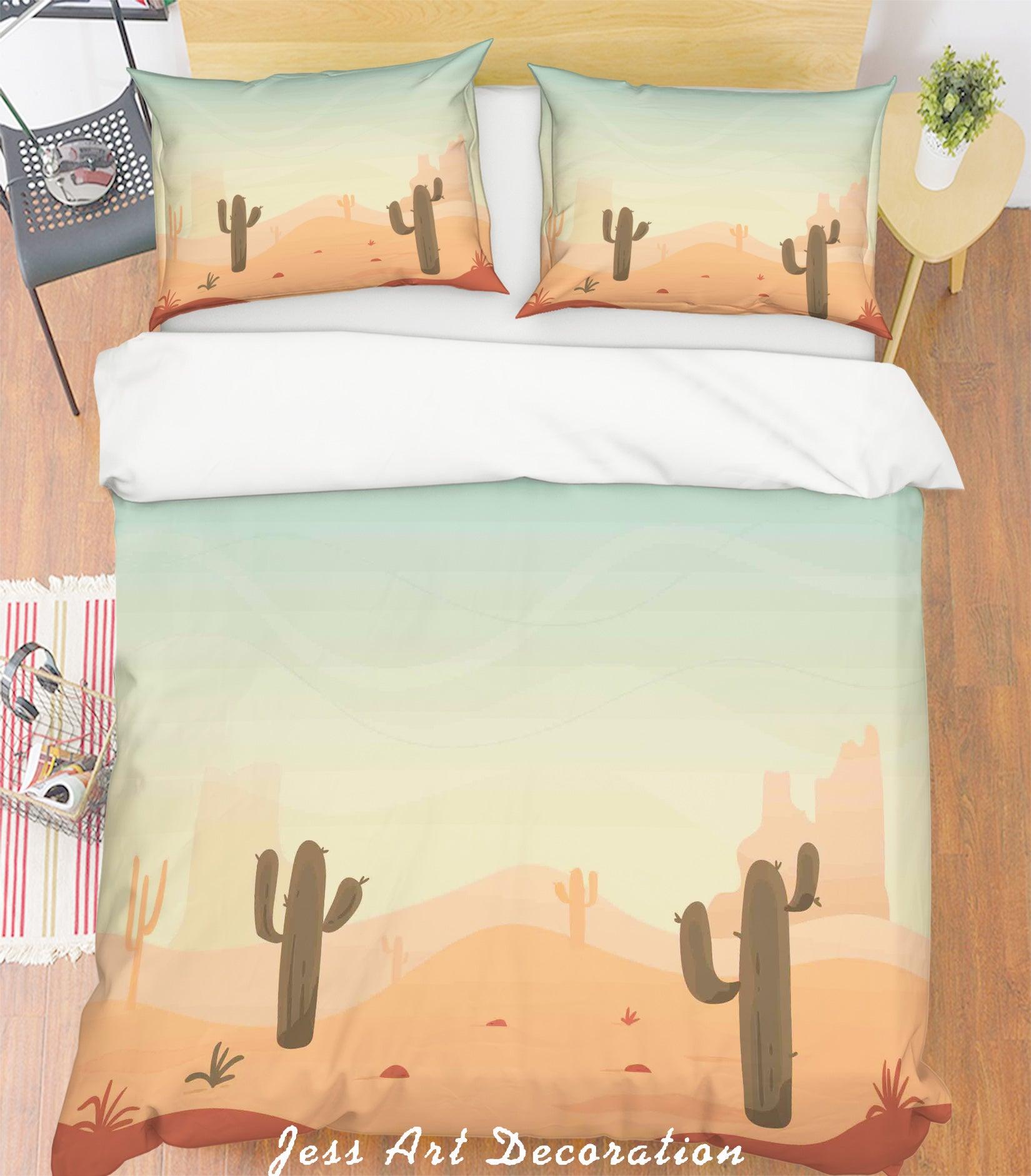 3D Desert Landscape Quilt Cover Set Bedding Set Pillowcases 251- Jess Art Decoration